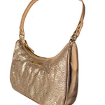 Bolsa de Mano Steve Madden dorada con Pedrería