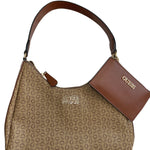 Bolsa de Mano Guess Café con Monedero